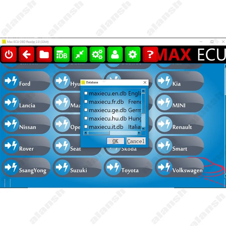MaxiECU2 Vehicle Diagnostic Software – Full Licensed Version